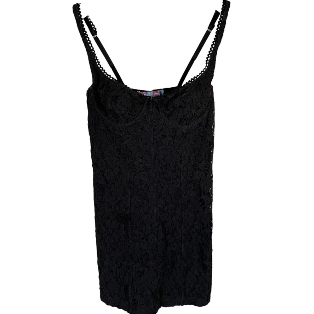 Urban‎ Outfitters Black Lace Bustier Mini Dress, M